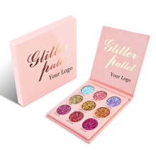 Glitter Eyeshadow Palette Professional 9 Colors Fine Pressed Eye Shadow Powder Makeup Pallet